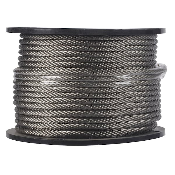 Campbell Electro-Polish Stainless Steel 1/4 in. D X 250 ft. L Cable